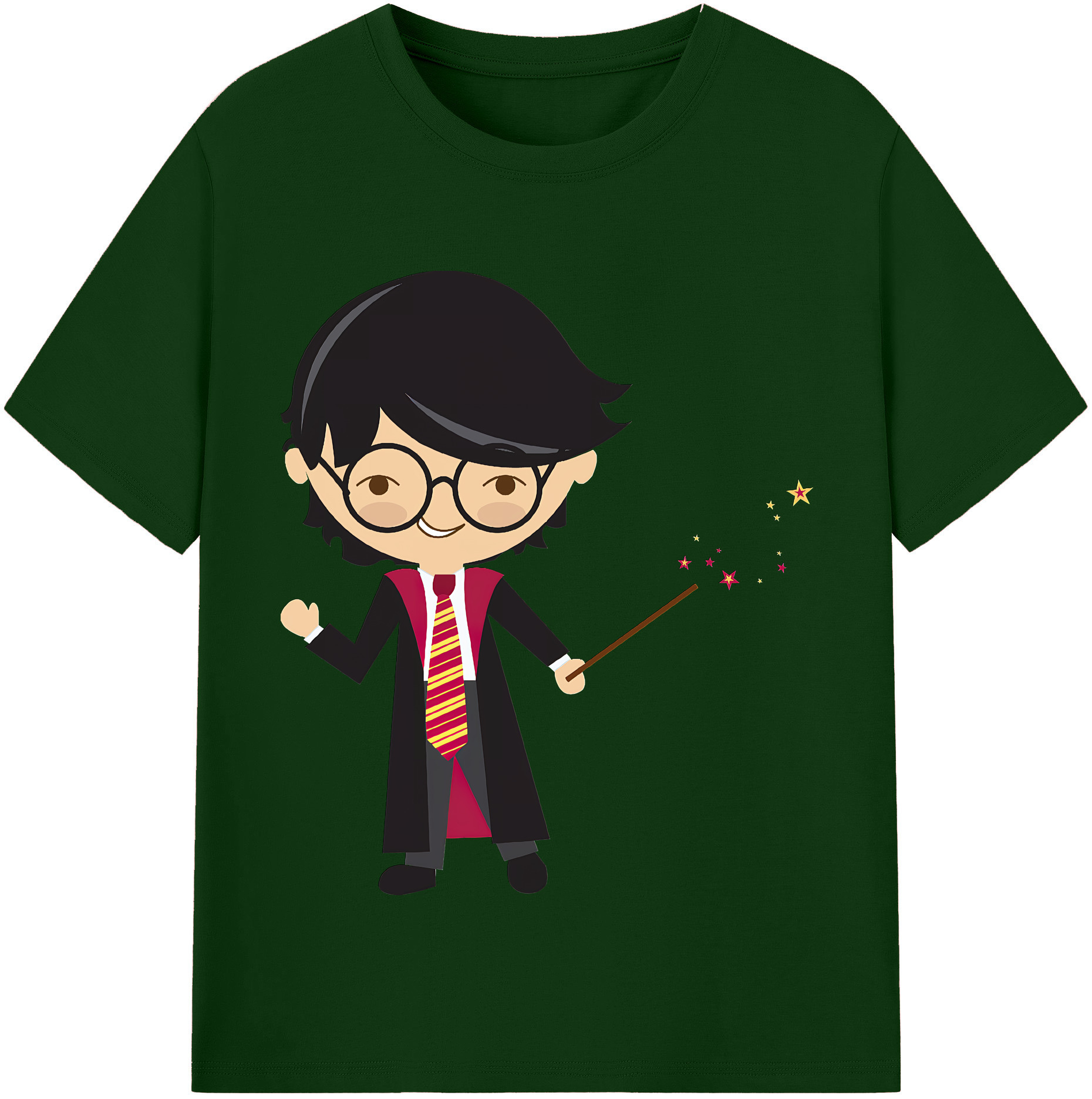 （画像用） Harry Potter ハリー・ポッターシリーズ 綿100％半袖Tシャツ（フロントプリント）